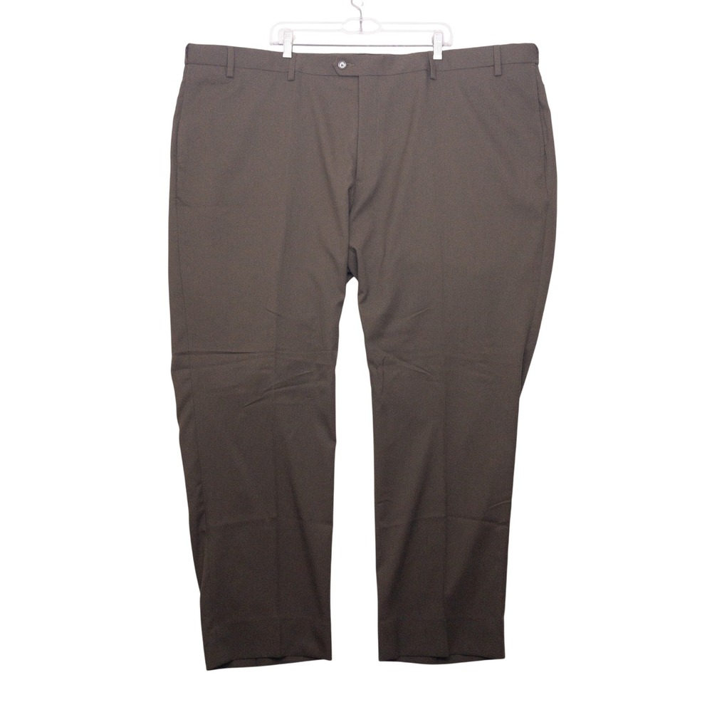 GS Perfect Fit Dress Pants Mens Size 54/32 Olive Green Alterable Trousers New